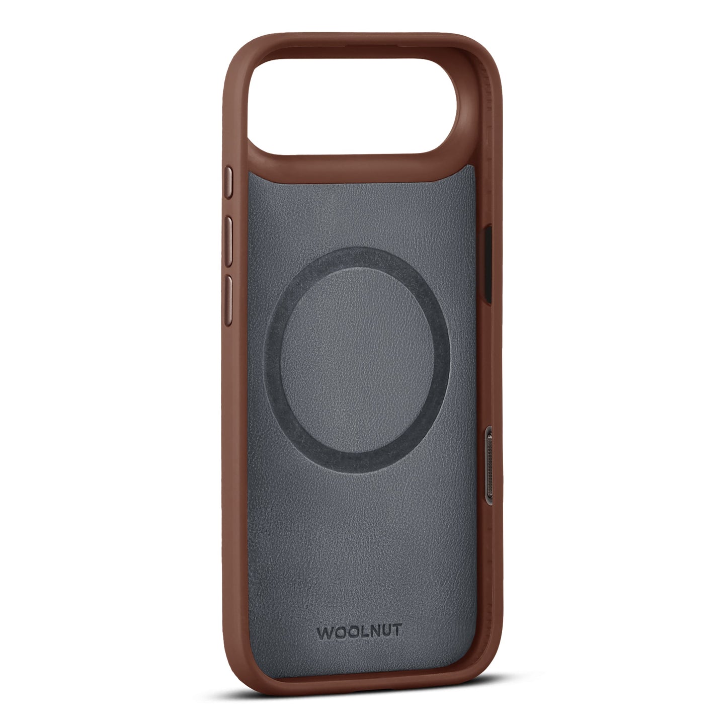 WOOLNUT Leather Case for iPhone 17 Air - Cognac