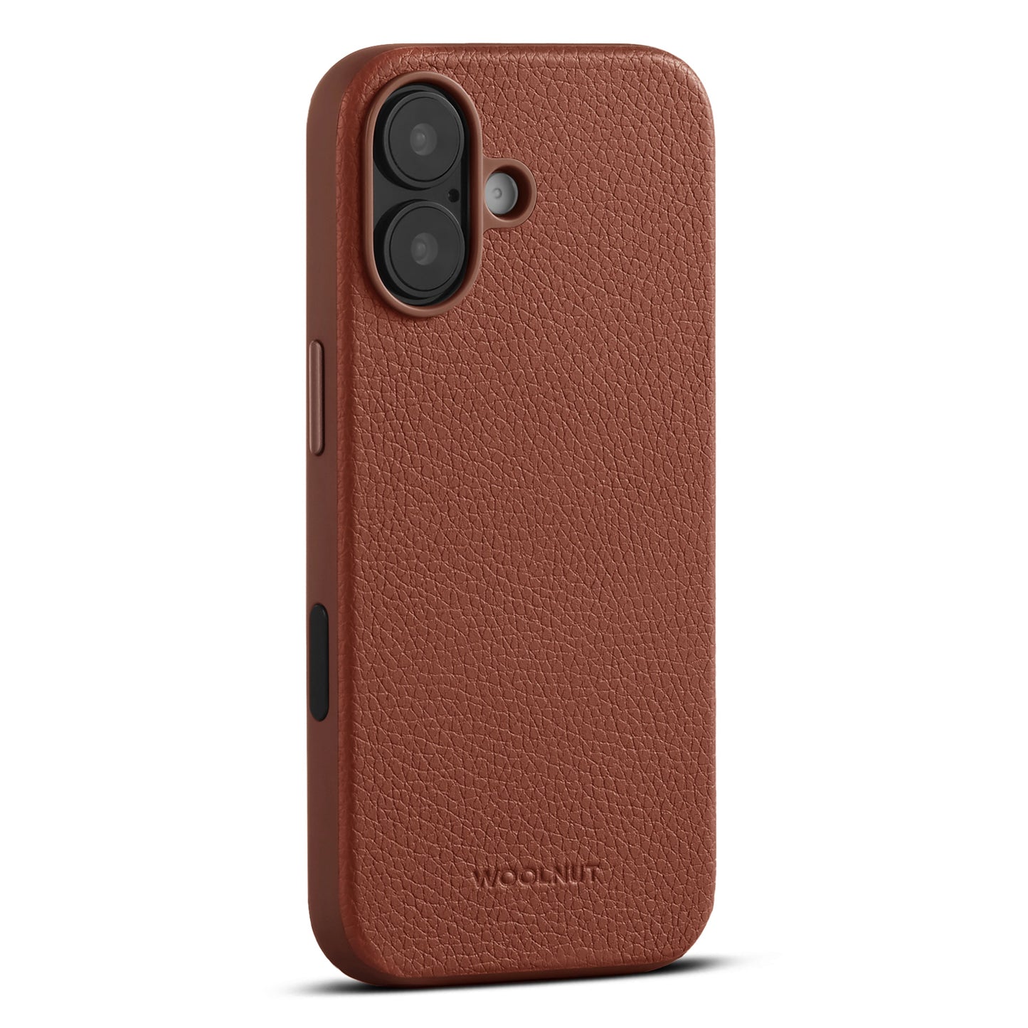 WOOLNUT Leather Case for iPhone 17 - Cognac