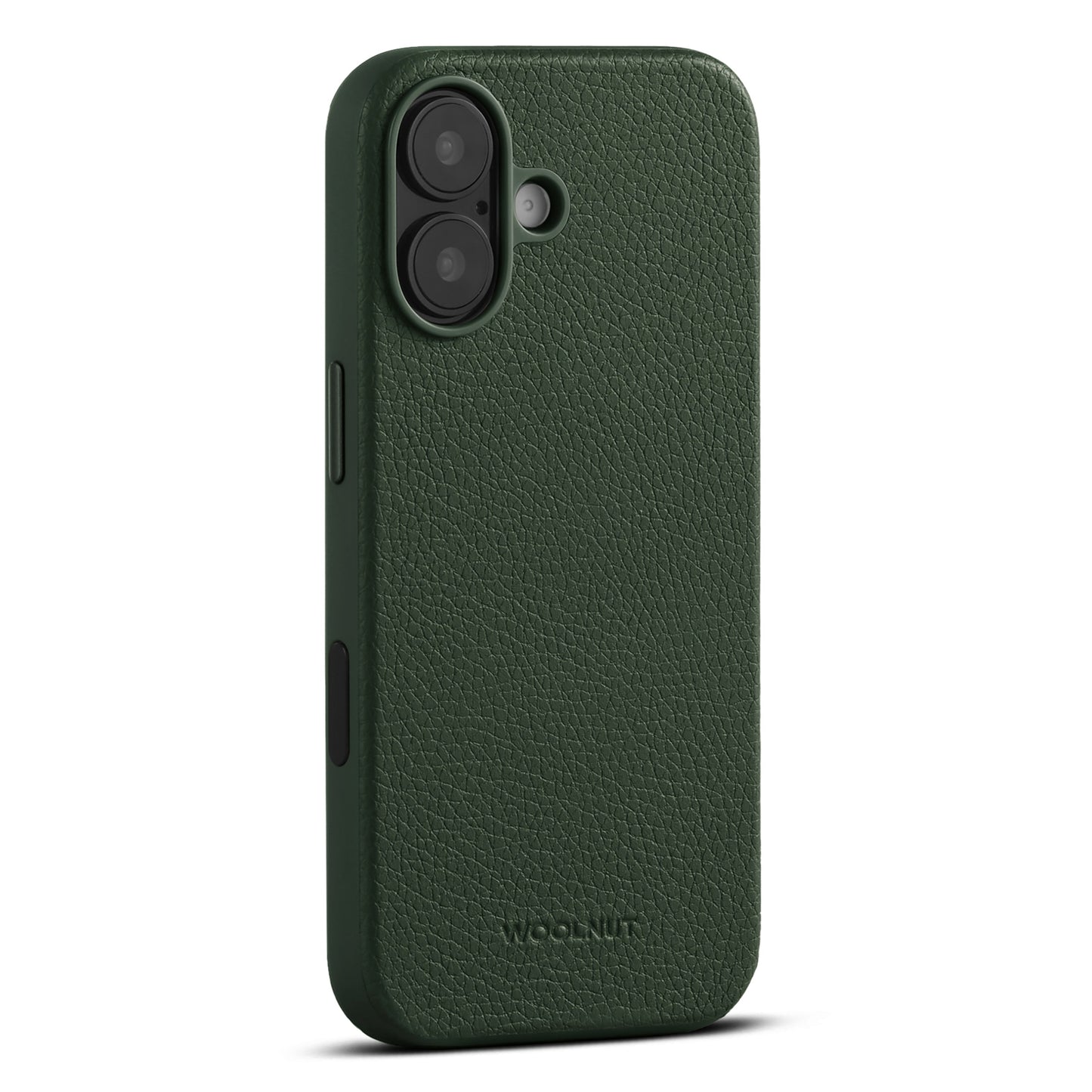 WOOLNUT Leather Case for iPhone 17 - Green