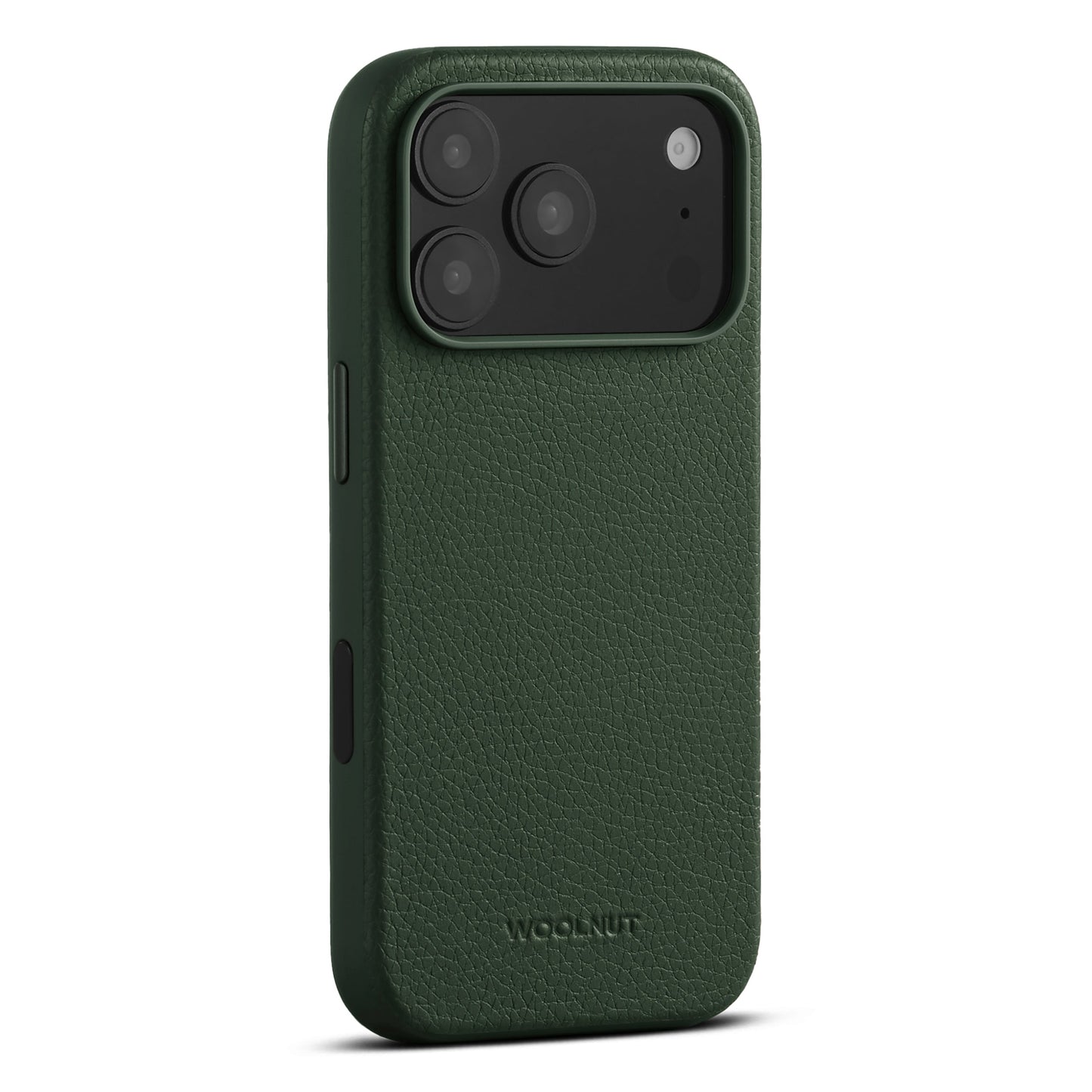 WOOLNUT Leather Case for iPhone 17 Pro - Green