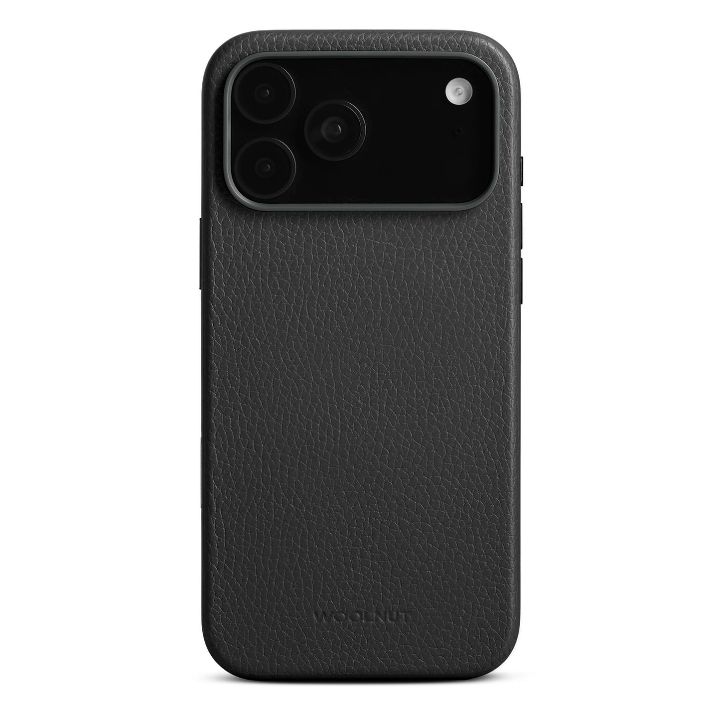 WOOLNUT Leather Case for iPhone 17 Pro Max - Black