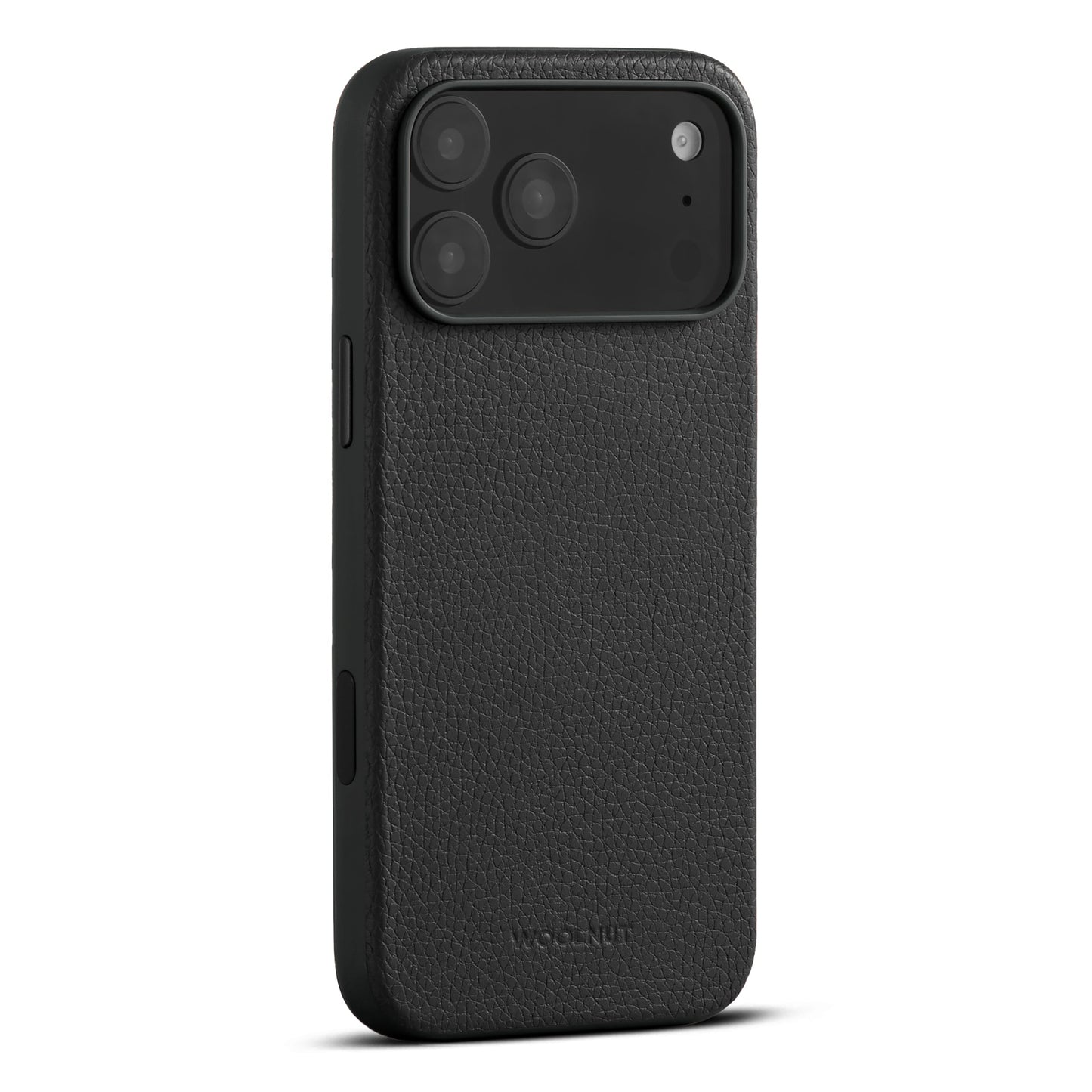 WOOLNUT Leather Case for iPhone 17 Pro Max - Black