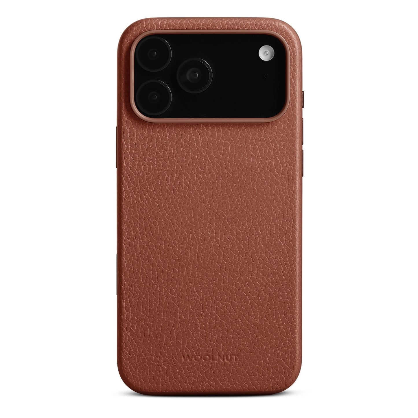 WOOLNUT Leather Case for iPhone 17 Pro Max - Cognac