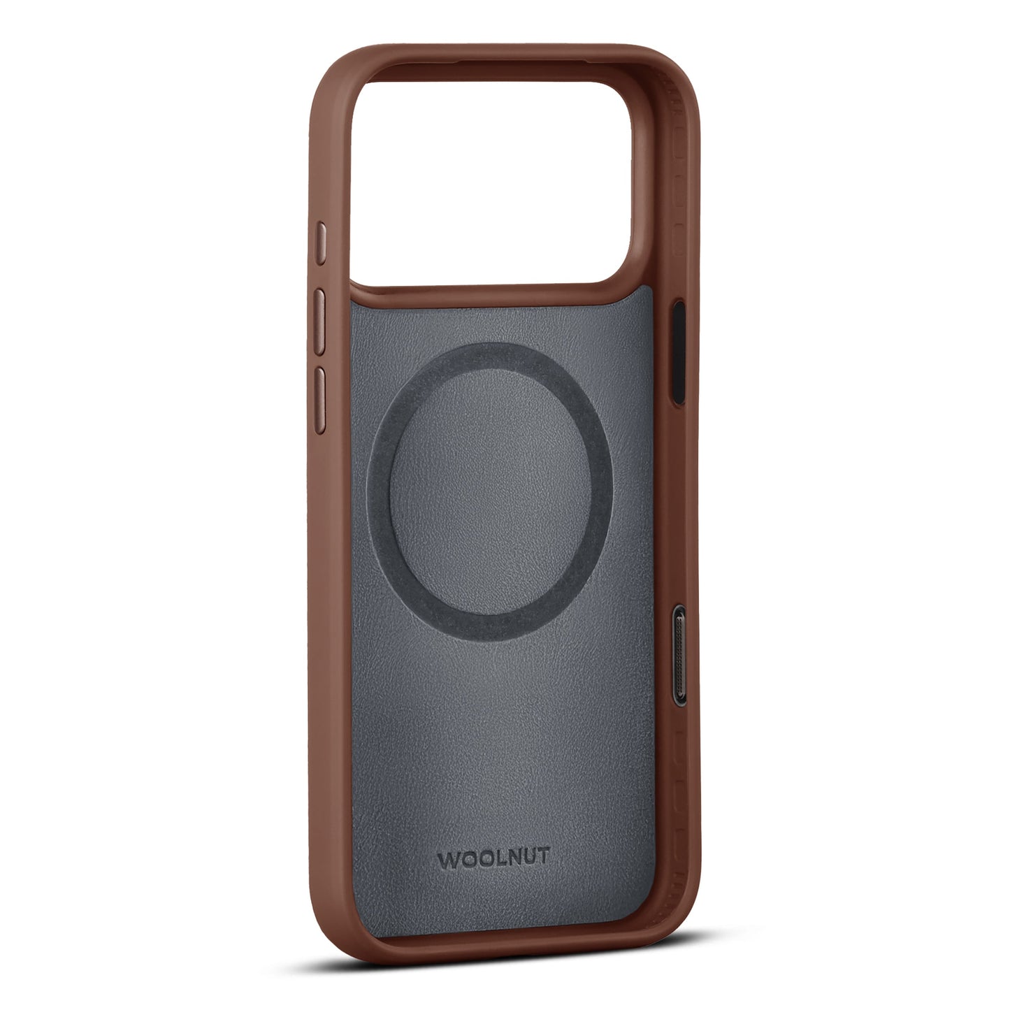WOOLNUT Leather Case for iPhone 17 Pro Max - Cognac
