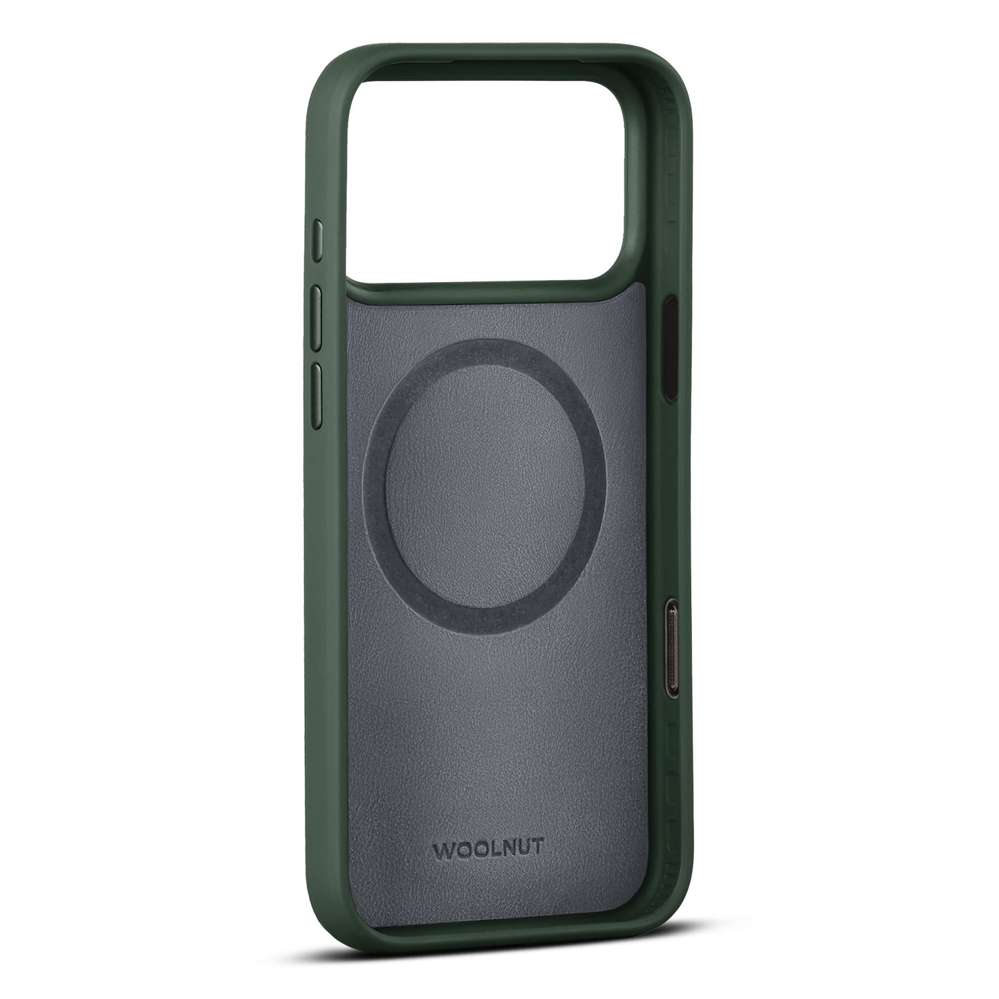 WOOLNUT Leather Case for iPhone 17 Pro Max - Green