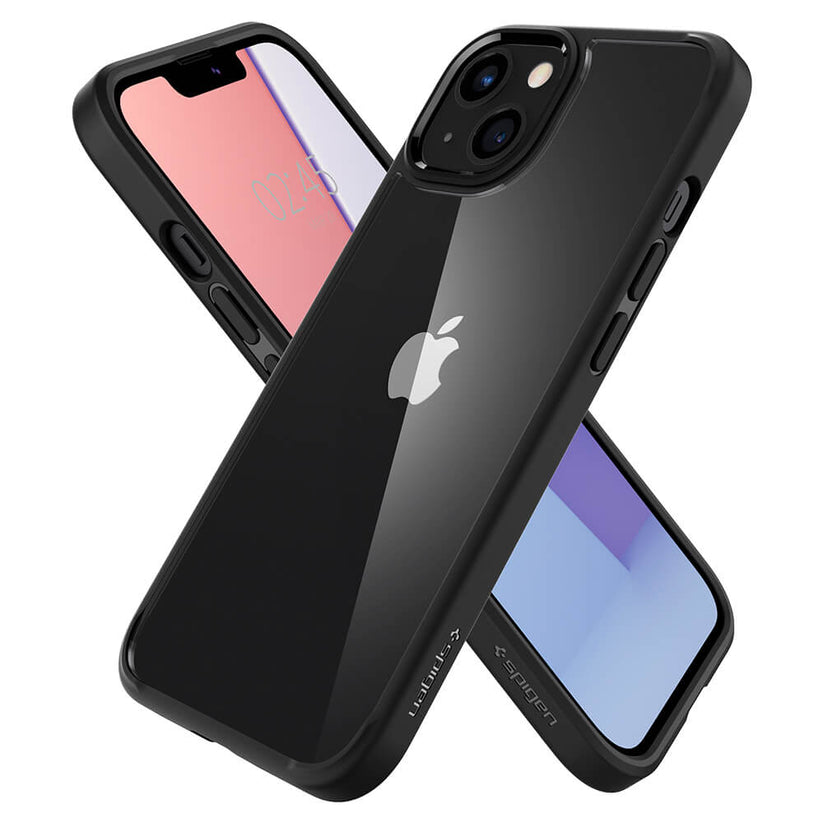 Spigen Crystal Hybrid, matte black -iPhone 13 mini