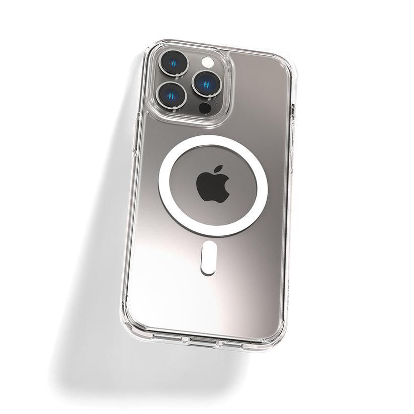 Spigen Crystal Hybrid MagSafe, white - iPhone 14 Pro Max