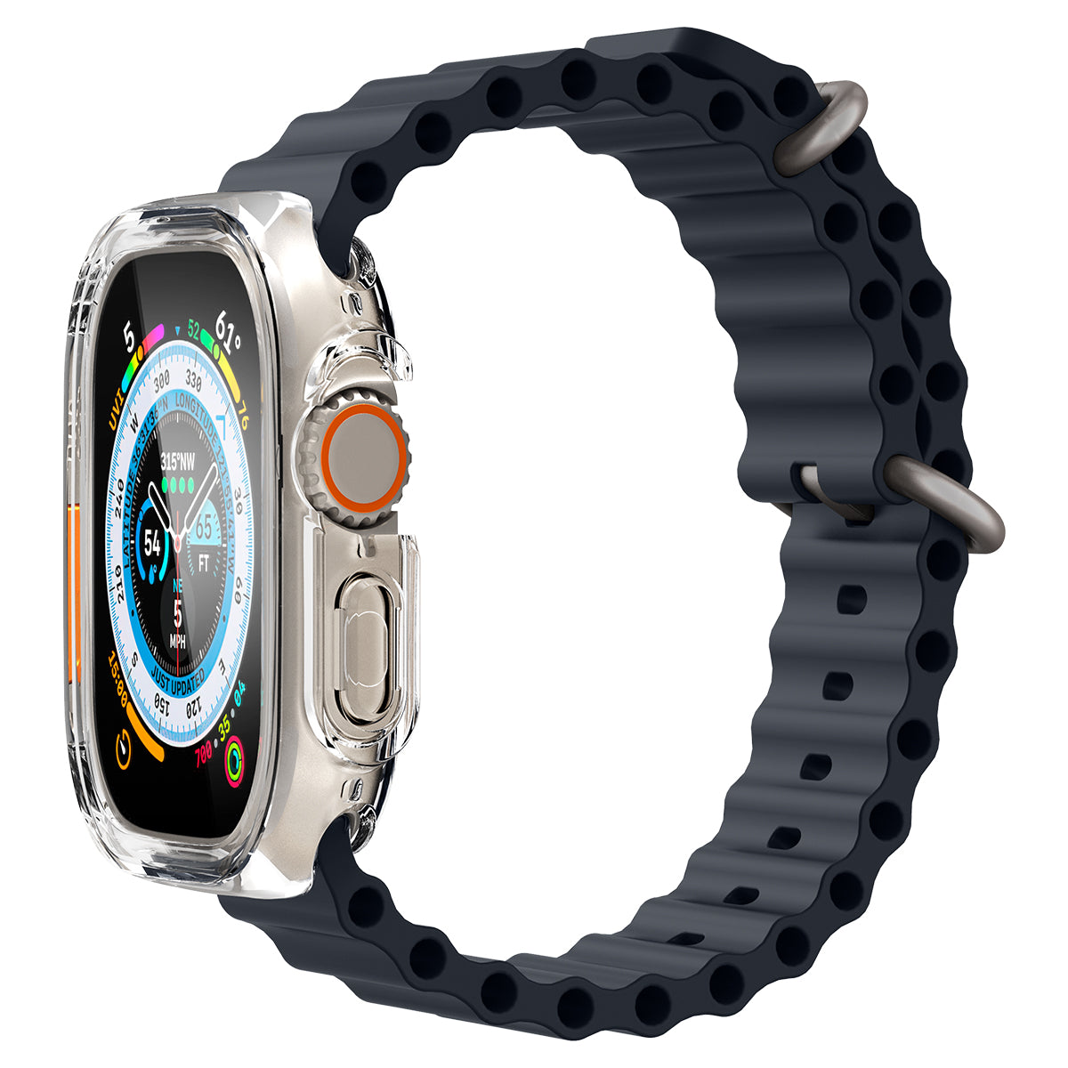 Spigen Ultra Hybrid, clear - Apple Watch Ultra 49mm