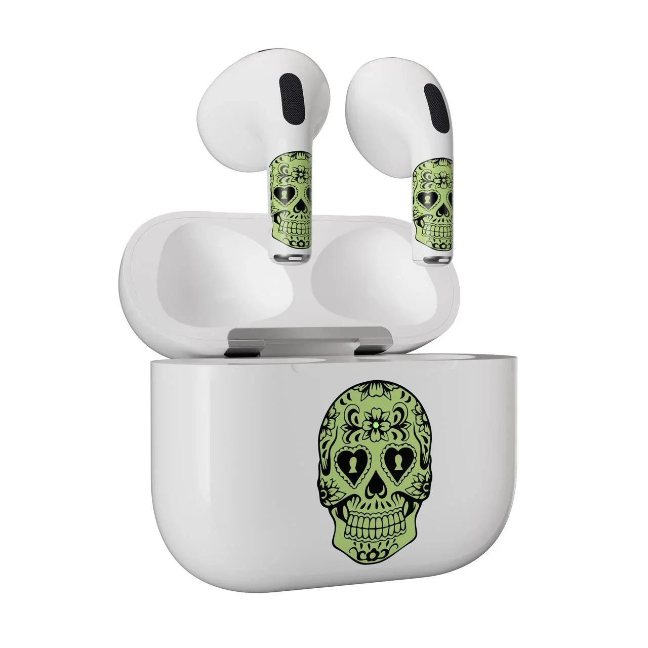 Skin NEXT ONE pentru AirPods 3rd Gen. - Craniu fosforescent