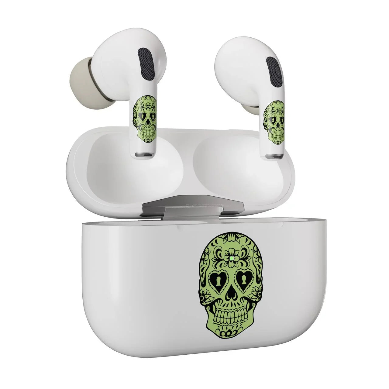 Skin NEXT ONE pentru AirPods Pro - Craniu fosforescent - iSTYLE MK
