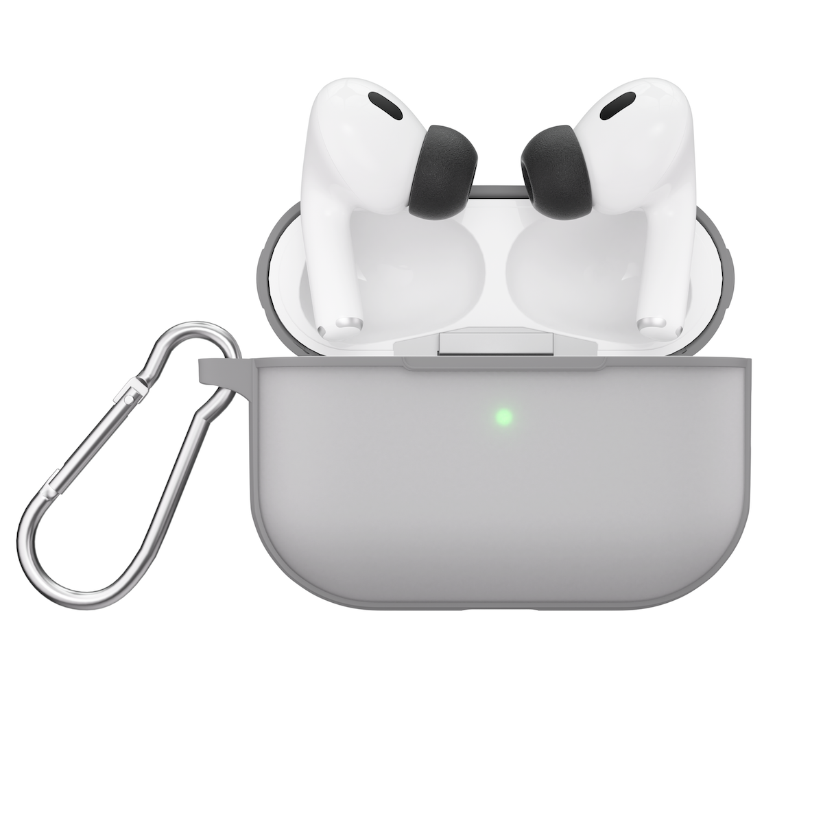 Husa de protectie NEXT ONE pentru AirPods Pro (gen. 2), TPU, Gri