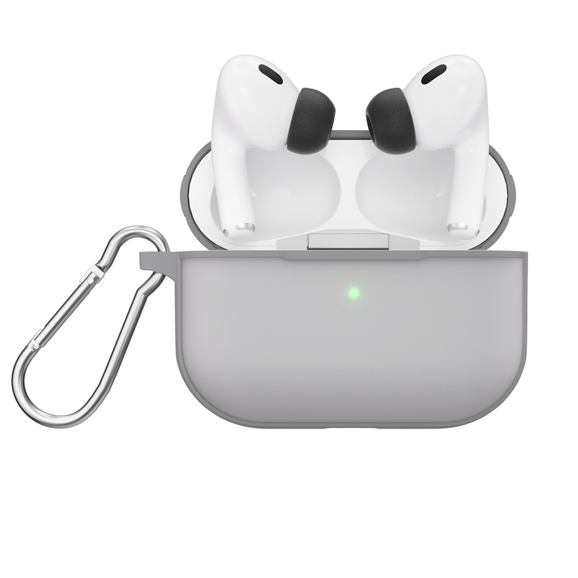 Husa de protectie NEXT ONE pentru AirPods Pro (gen. 2), TPU, Gri