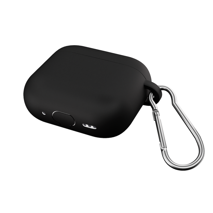 Husa de protectie NEXT ONE pentru AirPods 4, Silicon, Negru