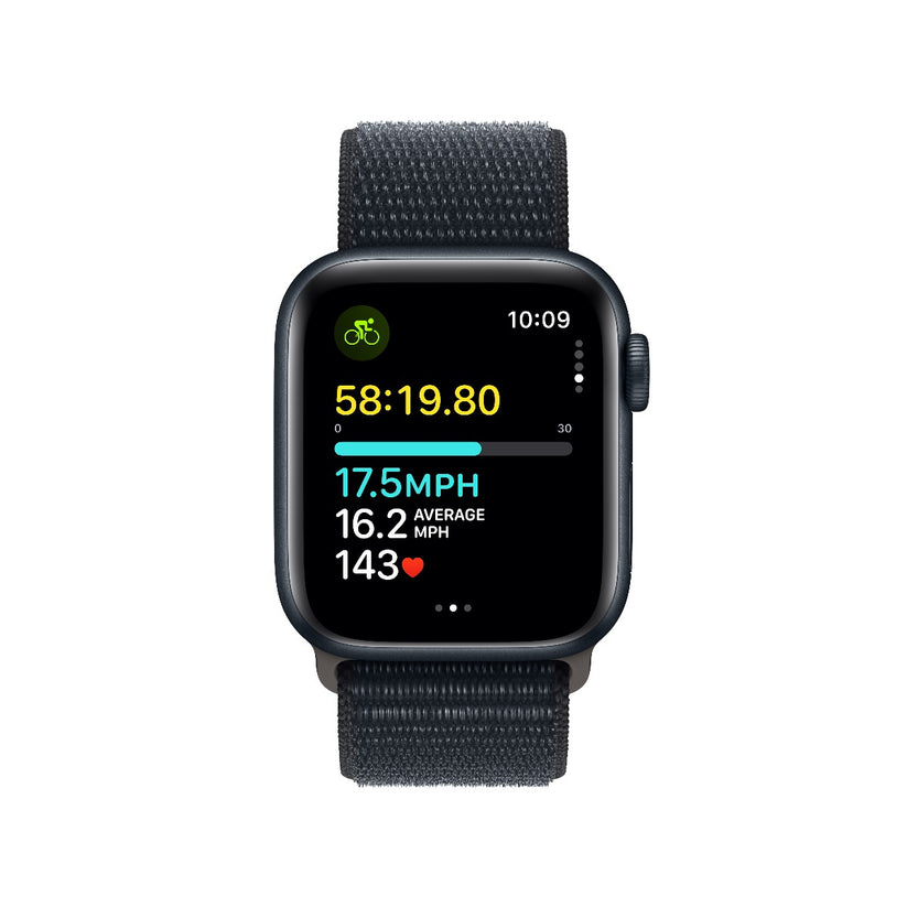 Apple Watch SE2 v2 GPS 40mm Midnight Alu Case w Midnight Sport Loop