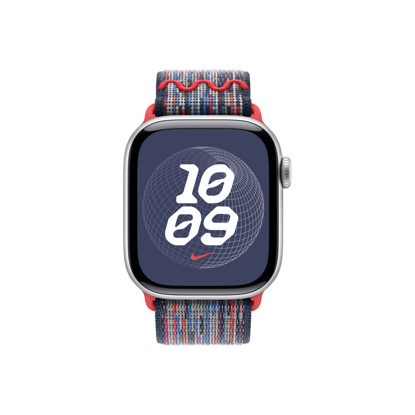 46mm Blue/Red Nike Sport Loop