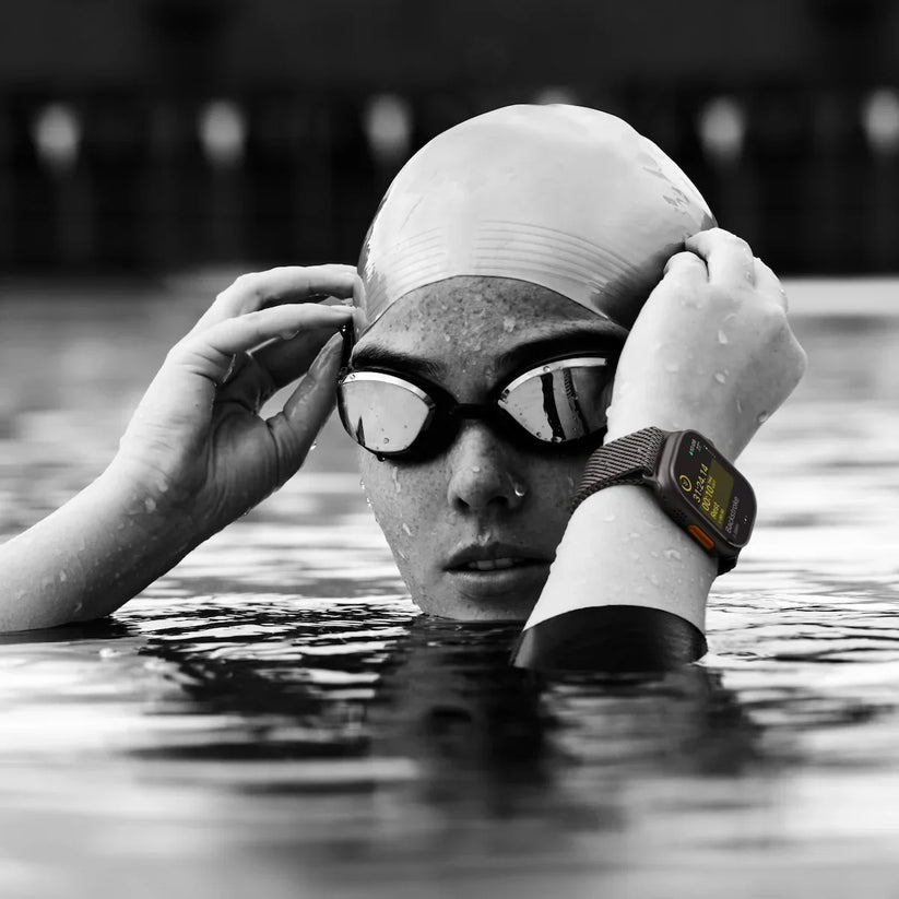 Apple Watch Ultra 2 GPS + Cellular 49mm Natural Titanium Case with Tan Alpine Loop - Large