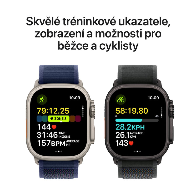Apple Watch Ultra 2 GPS + Cellular 49mm Natural Titanium Case with Natural Titanium Milanese Loop - M