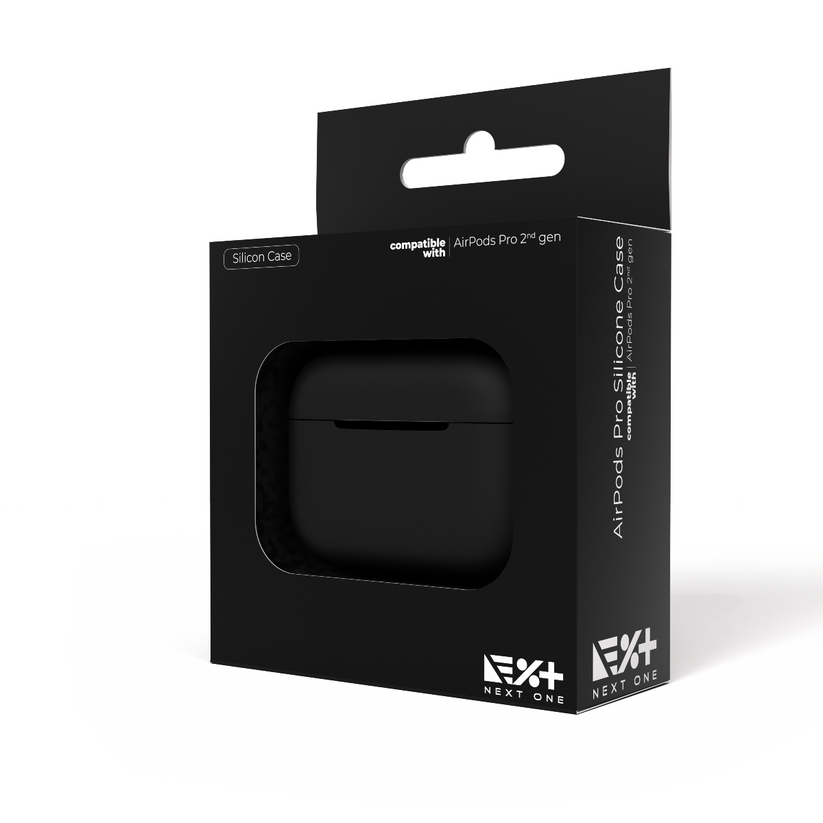 NEXT ONE SILICONE CASE FOR AIRPODS PRO 2ND GEN | BLACK