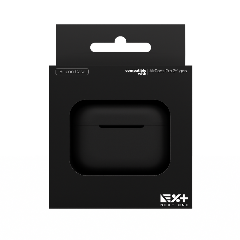 NEXT ONE SILICONE CASE FOR AIRPODS PRO 2ND GEN | BLACK