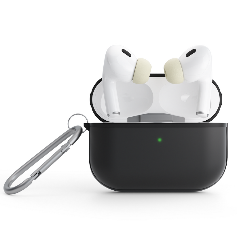 Husa de protectie NEXT ONE pentru AirPods Pro (gen. 2), TPU, Negru