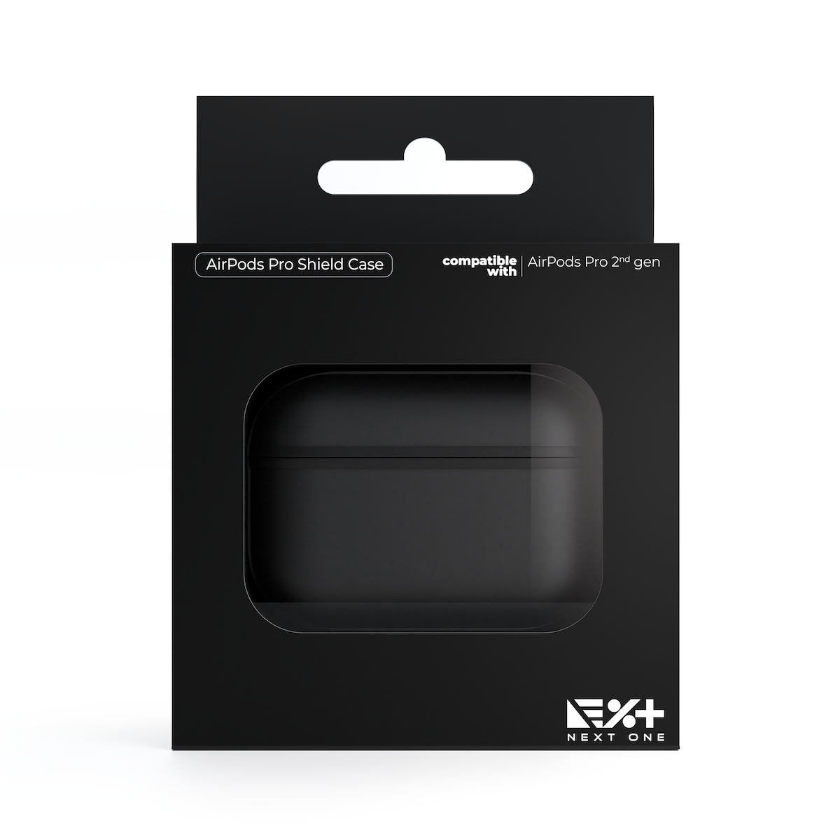 Husa de protectie NEXT ONE pentru AirPods Pro (gen. 2), TPU, Negru