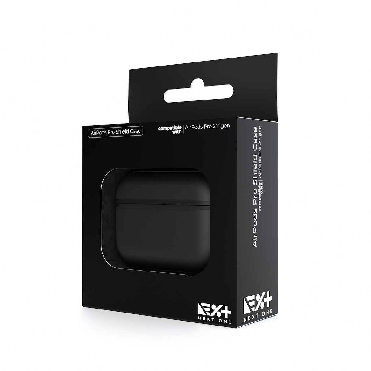 Husa de protectie NEXT ONE pentru AirPods Pro (gen. 2), TPU, Negru