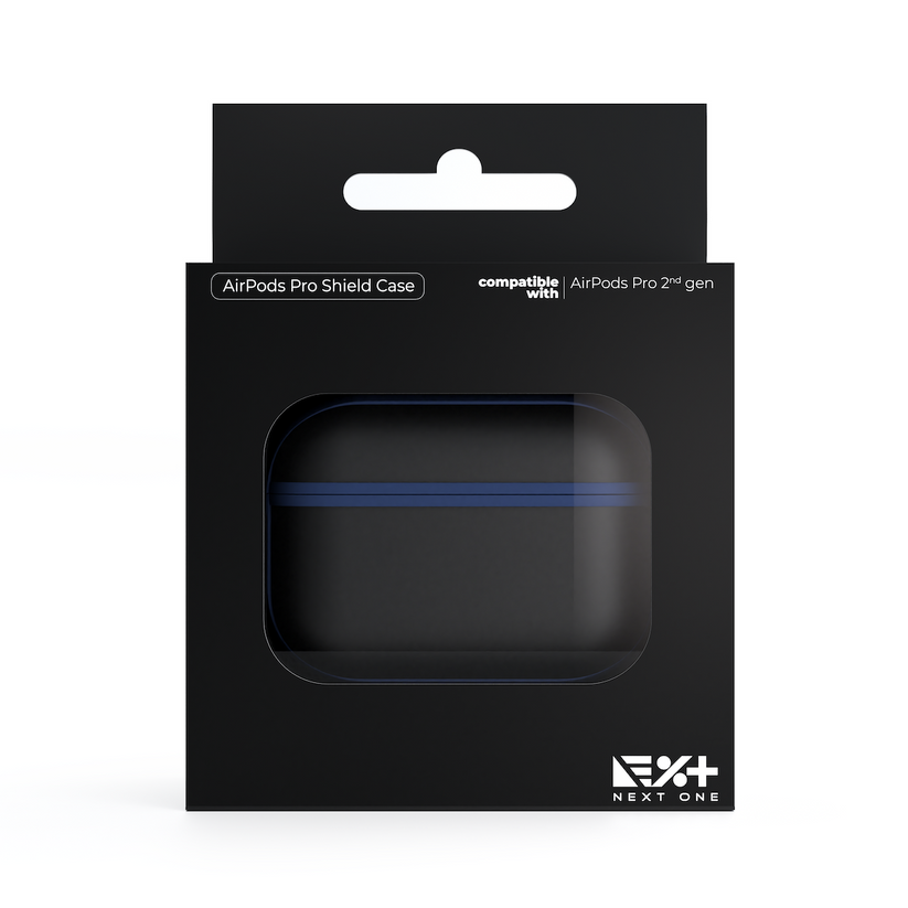 Husa de protectie NEXT ONE pentru AirPods Pro (gen. 2), TPU, Albastru