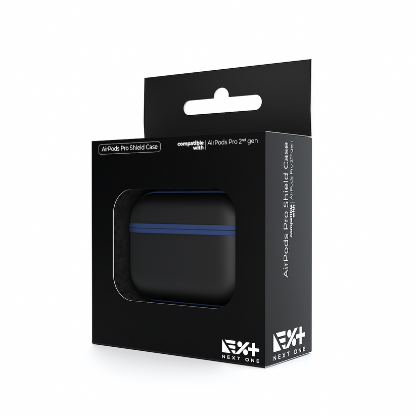 Husa de protectie NEXT ONE pentru AirPods Pro (gen. 2), TPU, Albastru