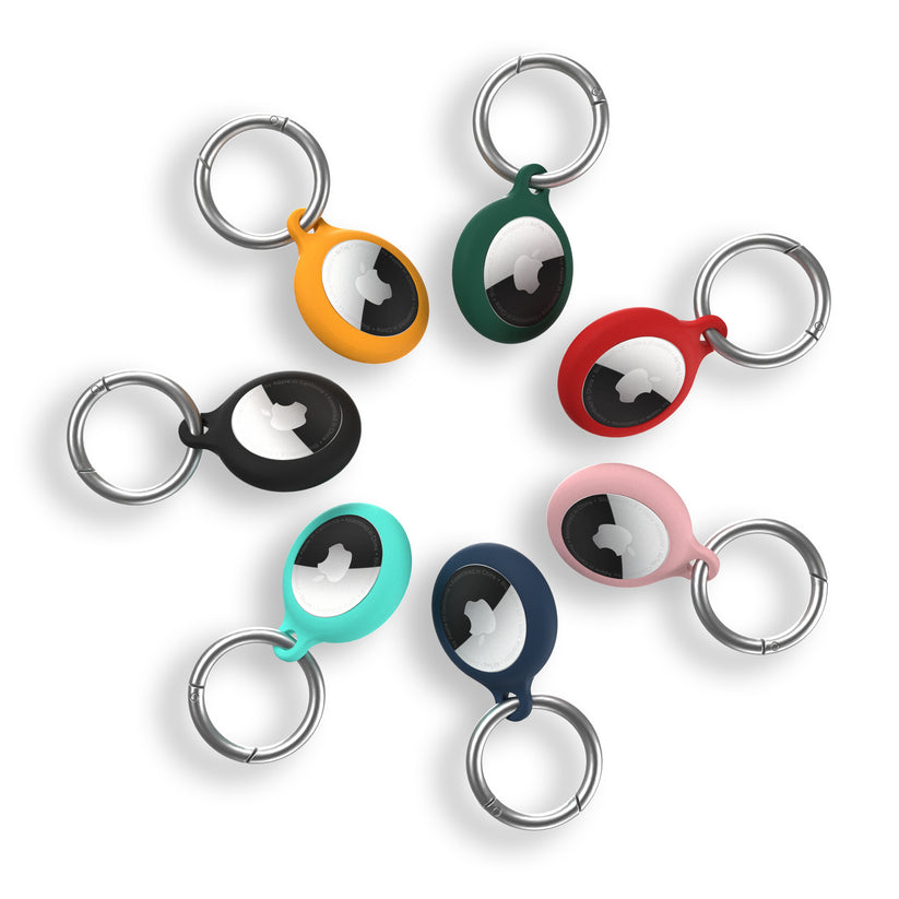 Next One AirTag Secure Silicone Key Clip | RED