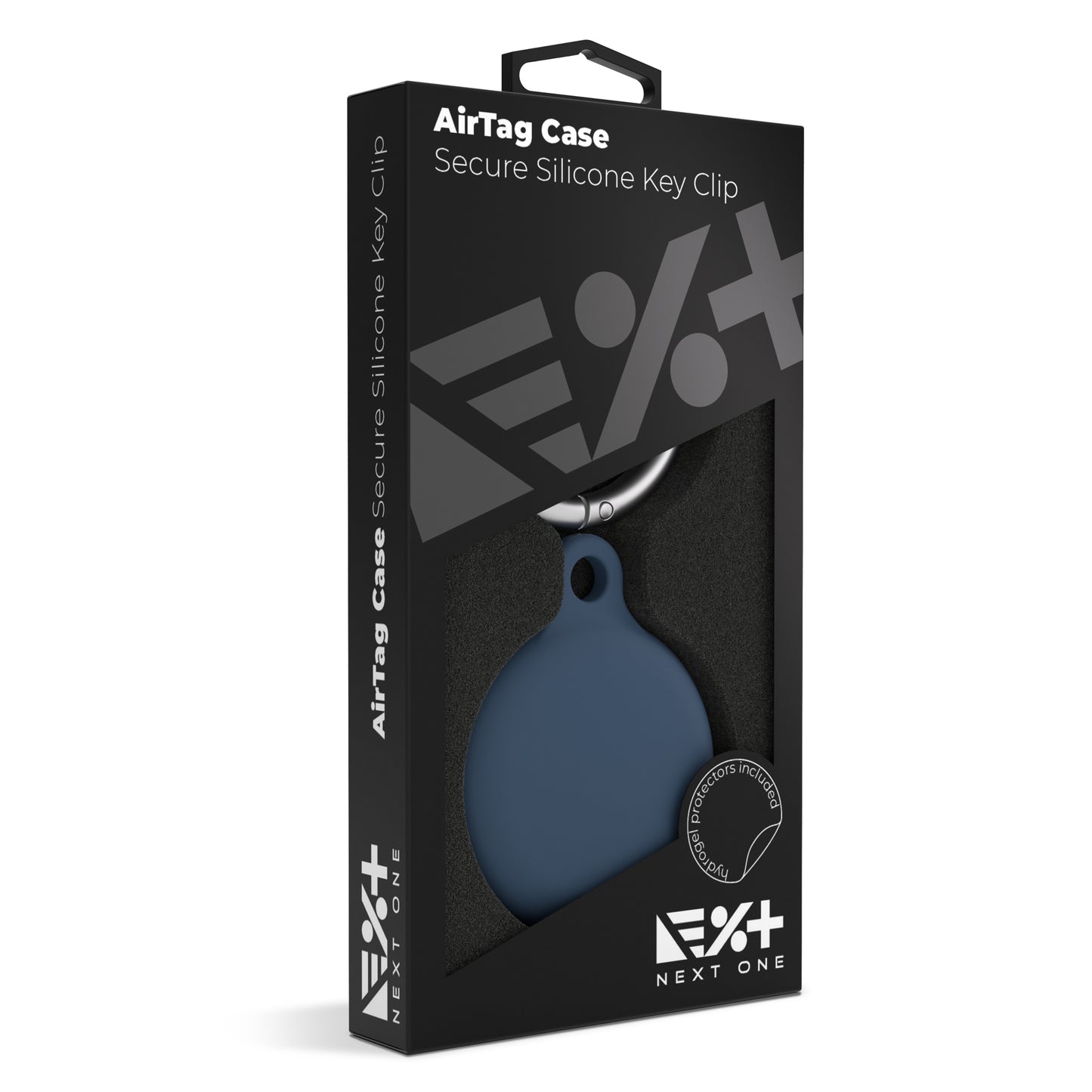 Next One AirTag Secure Silicone Key Clip | Marine Blue