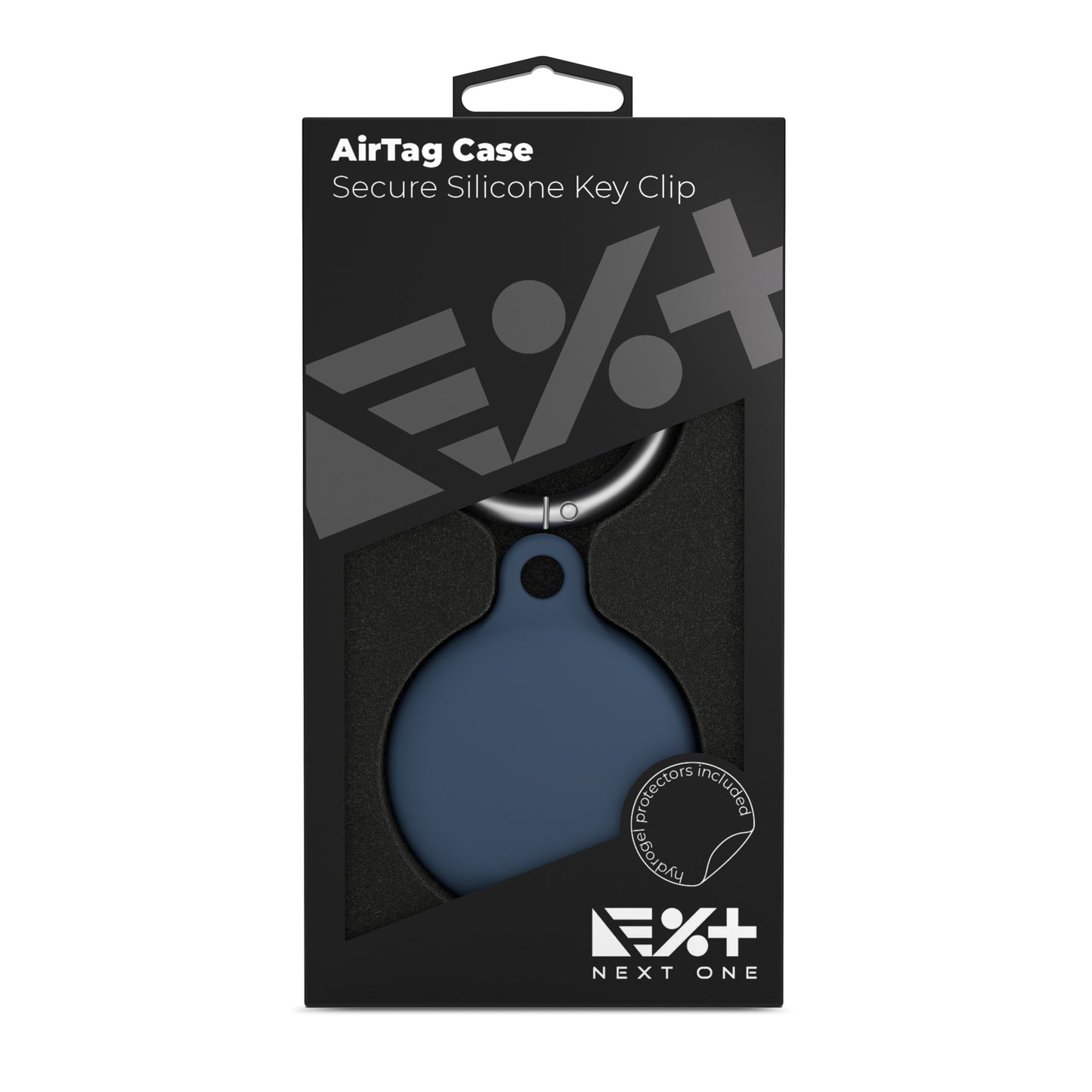 Next One AirTag Secure Silicone Key Clip | Marine Blue