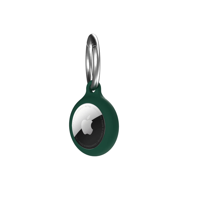 Next One AirTag Secure Silicone Key Clip | Leaf Green