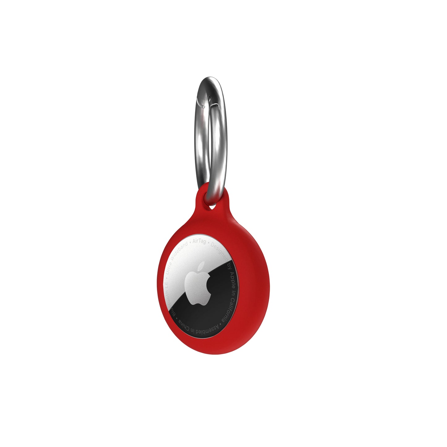 Next One AirTag Secure Silicone Key Clip | RED