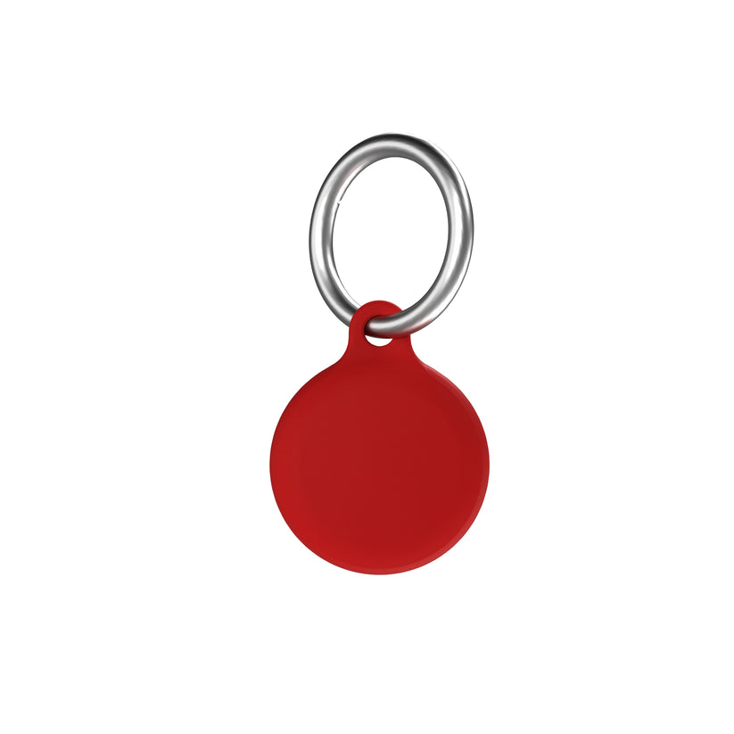 Next One AirTag Secure Silicone Key Clip | RED