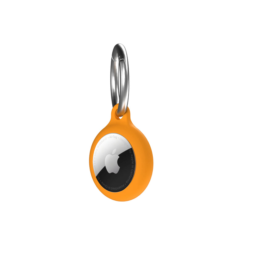 Next One AirTag Secure Silicone Key Clip | Orange