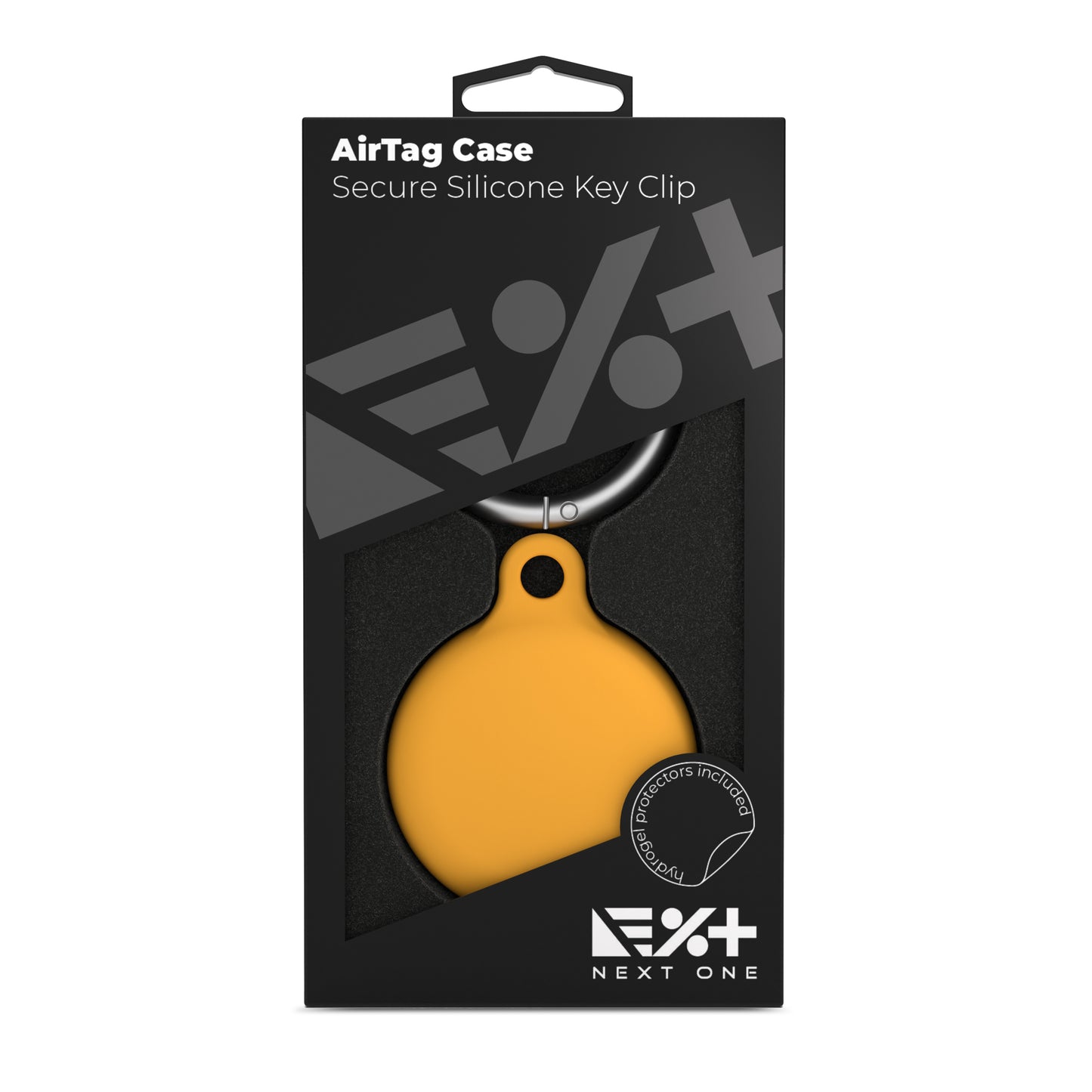 Next One AirTag Secure Silicone Key Clip | Orange