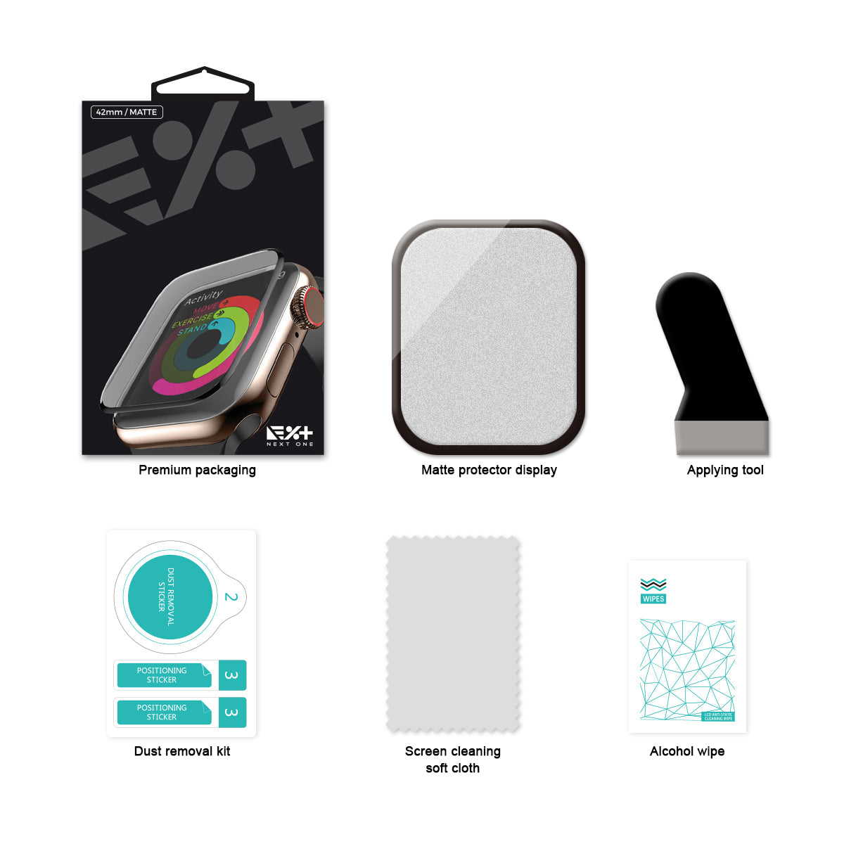 Apple Watch 3D Screen Protector 42mm Matte