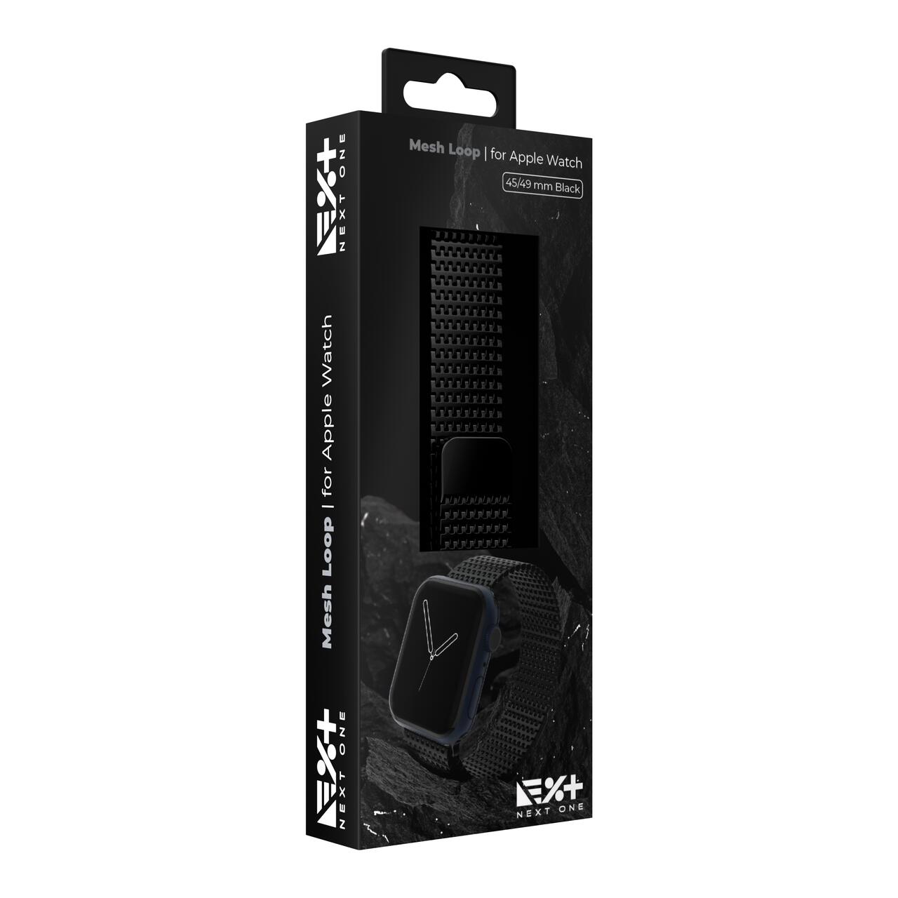 NEXT ONE MESH LOOP FOR APPLE WATCH 45/49MM BLACK
