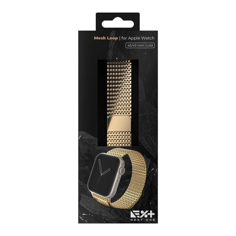 NEXT ONE MESH LOOP FOR APPLE WATCH 45/49MM GOLD