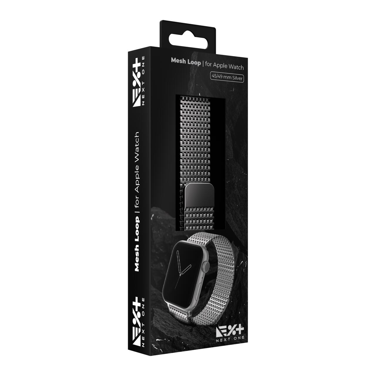 NEXT ONE MESH LOOP FOR APPLE WATCH 45/49MM SILVER