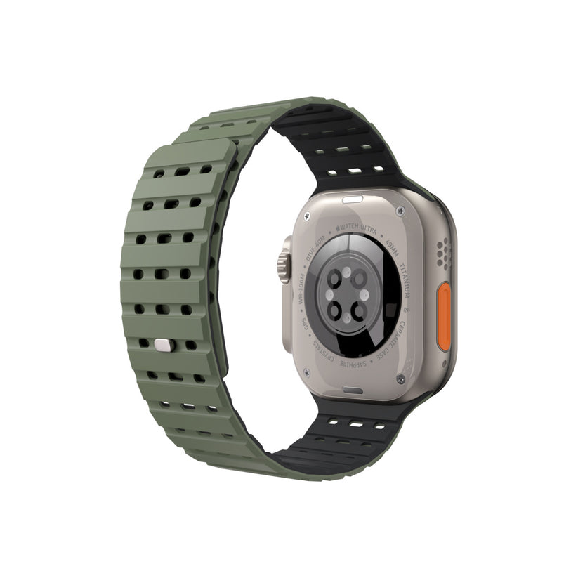 NEXT ONE ремче за Apple Watch 46/49 mm, силикон, Зелена
