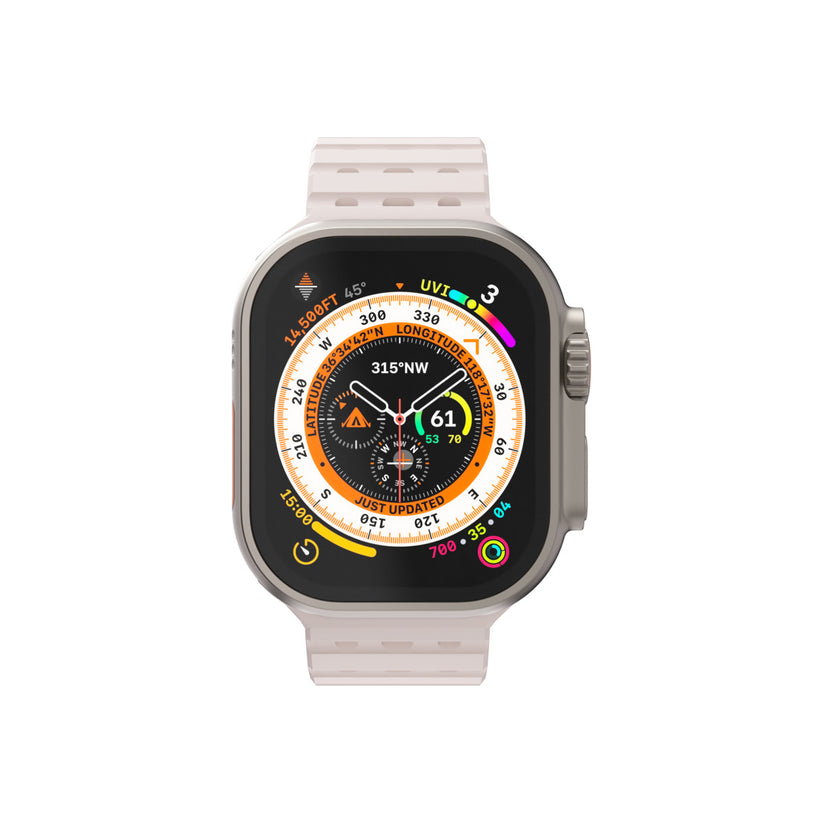 NEXT ONE ремче за Apple Watch 46/49 mm, силикон, Розово