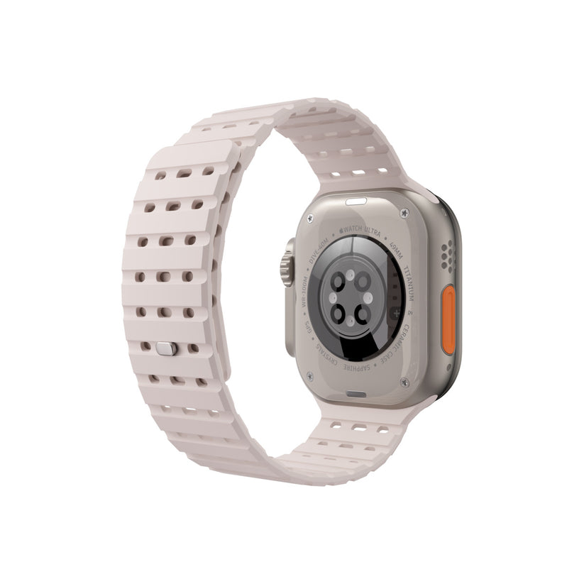 NEXT ONE ремче за Apple Watch 46/49 mm, силикон, Розово