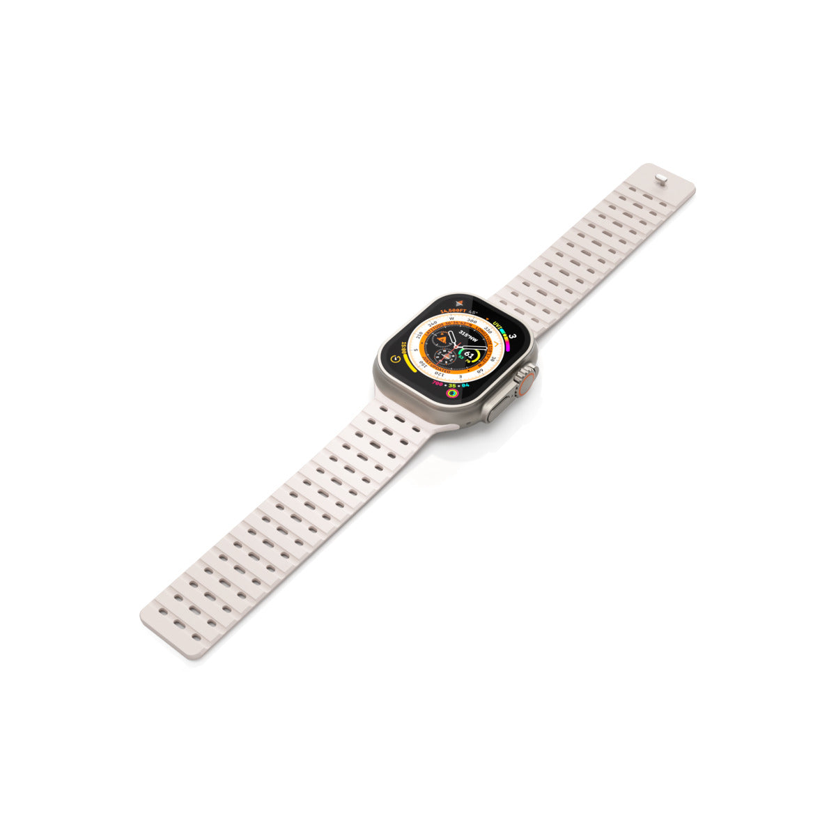 NEXT ONE ремче за Apple Watch 46/49 mm, силикон, Розово