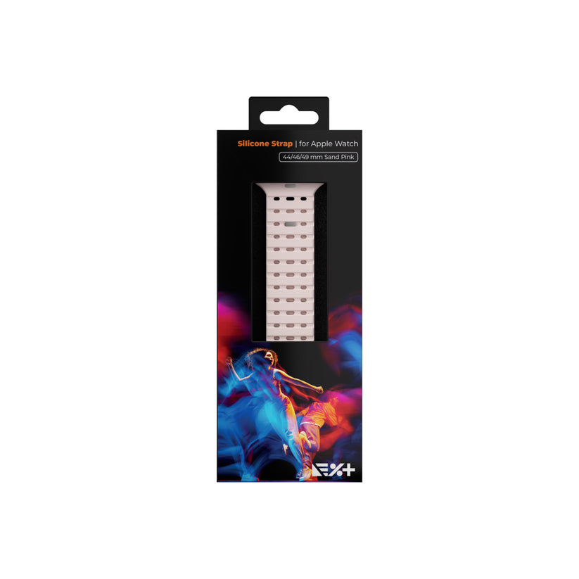 NEXT ONE ремче за Apple Watch 46/49 mm, силикон, Розово