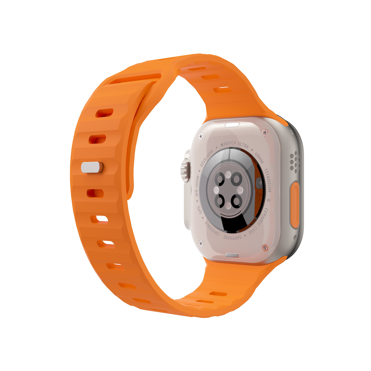 NEXT ONE SILICONE ACTIVE BAND FOR APPLE WATCH 44/46/49MM | ORANGE