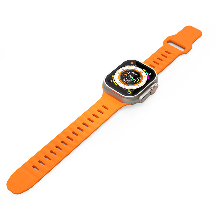 NEXT ONE SILICONE ACTIVE BAND FOR APPLE WATCH 44/46/49MM | ORANGE