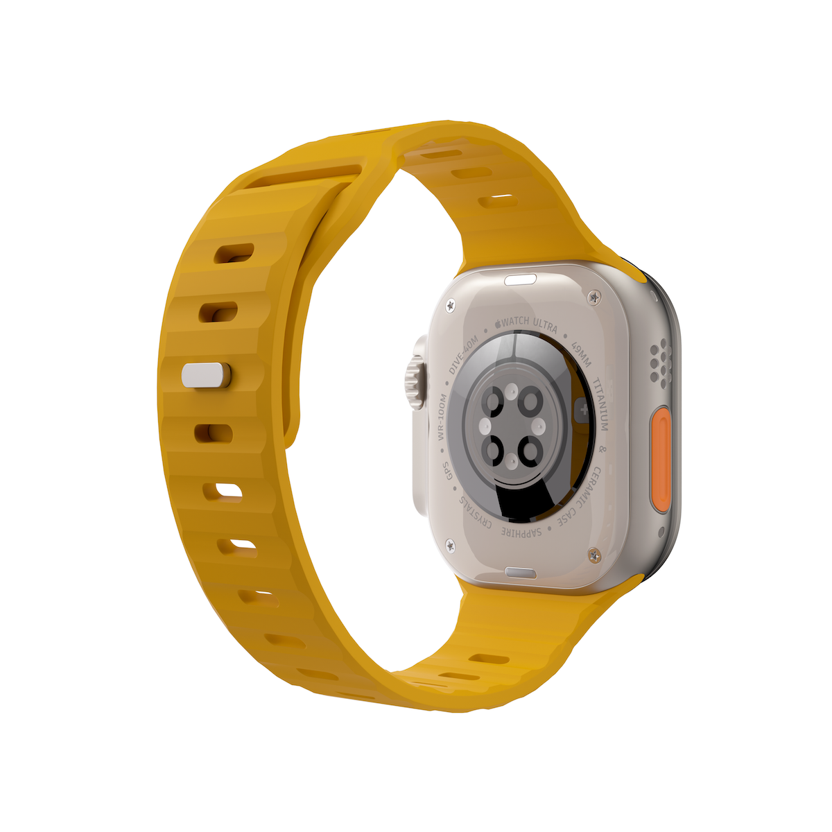 NEXT ONE SILICONE ACTIVE BAND FOR APPLE WATCH 44/46/49MM | YELLOW