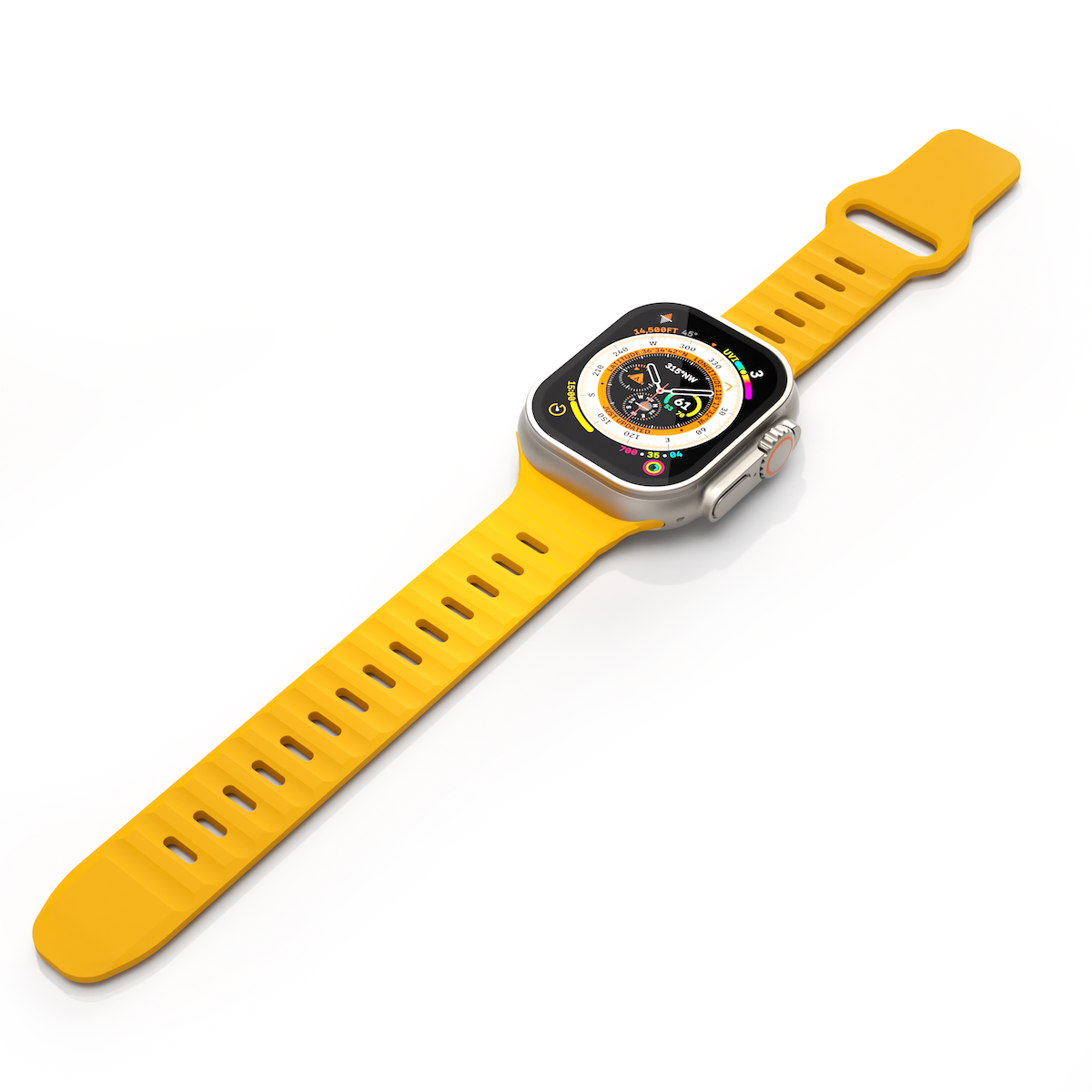 NEXT ONE SILICONE ACTIVE BAND FOR APPLE WATCH 44/46/49MM | YELLOW