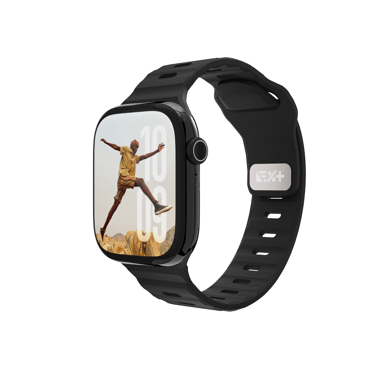 NEXT ONE SILICONE ACTIVE BAND FOR APPLE WATCH 40/42MM | BLACK